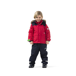 Dětská zimní bunda Didriksons 1913 Storlien červená 501471 040 m172