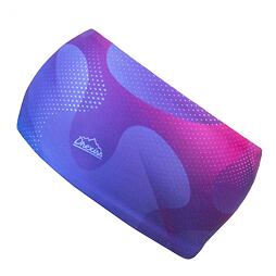 Funkční čelenka dvouvrstvá Drexiss s fleecem Bubble Violet - zateplená