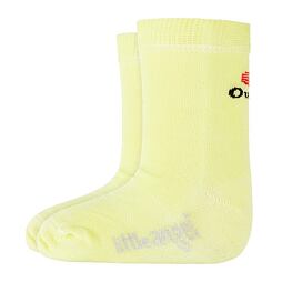 Dětské ponožky Little Angel STYL ANGEL Outlast® - citronová