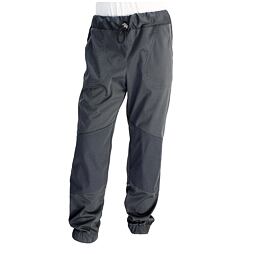 Dětské softshellové kalhoty Fantom s dvojitými koleny šedé - letní softshell