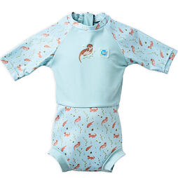 Dětské plavky/kostýmek Splash About Happy Nappy 3/4 rukáv Playful Otters