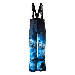 Juniorské lyžařské kalhoty Huppa Scott 2 navy pattern 2
