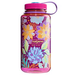 Lahev Nalgene Wide Mouth 1000 ml Magenta Botanical Florals
