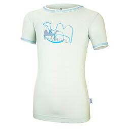 Dětské UV tričko Little Angel Outlast® KR tenké Velbloud - sv. mentolové