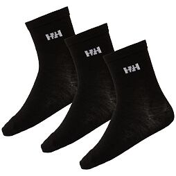 Dětské zimní ponožky Helly Hansen s merino vlnou K Wool Sock black 3 pack