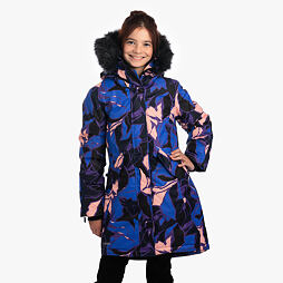 Dívčí zimní kabát Huppa Vivian 2 parka blue pattern
