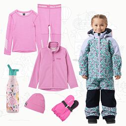 Dětský zimní outfit Helly Hansen - bright lavender