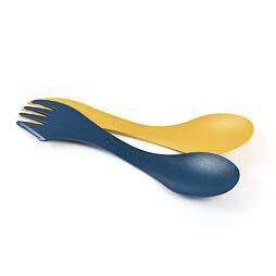 Cestovní příbor Light my fire pro leváky Spork lefty 2-pack mustyyellow/hazyblue