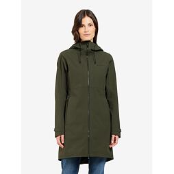 Dámská nepromokavá bunda Didriksons Bea parka deep green