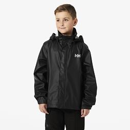 Dětská bunda do deště Helly Hansen Jr Moss jacket - black