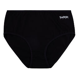 Dámské kalhotky BARIDI wear tenké do pasu Outlast® - černé