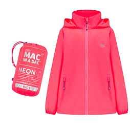 Dětská nepromokavá bunda Mac in a Sac Kid Origin Neon Watermelon - SBALITELNÁ