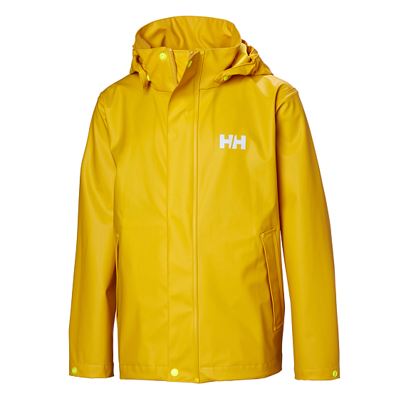 Dětská bunda do deště Helly Hansen JR Moss Jacket essential yellow