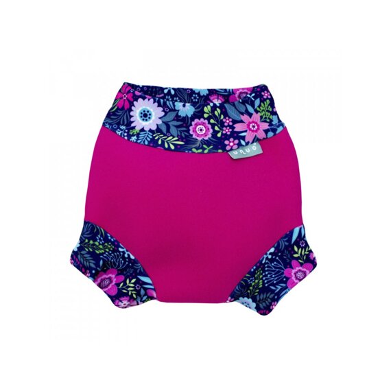 Dětské plenkové plavky Unuo Swim Nappy květinky
