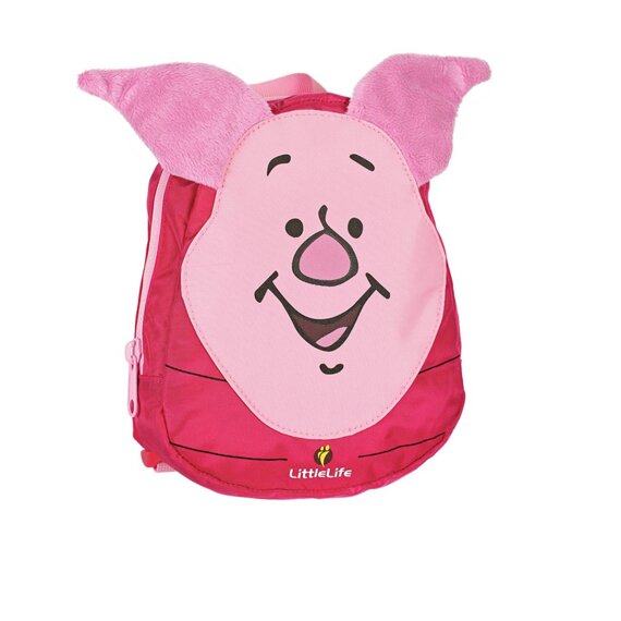 Dětský batoh s bezpečnostním vodítkem LittleLife Disney TBP 2 l Prasátko