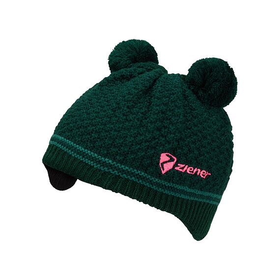 Dětská zimní čepice Ziener Impa Mini spruce green
