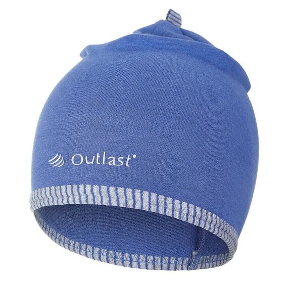 Dětská čepice Little Angel lemovaná smyk Outlast® - indigo