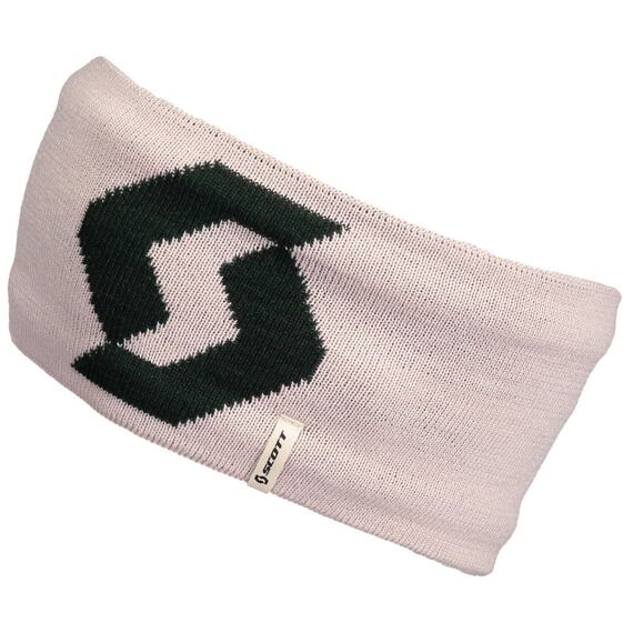 Dětská pletená čelenka Scott  Headband Team 60 pale pink/tree green