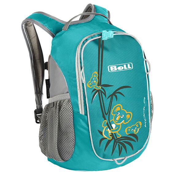 Dětský batoh Boll Koala turquoise 10 l s plyšákem Myškou