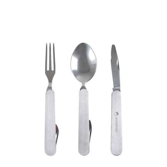 Set skládacího příboru Lifeventure Knife Fork Spoon Set - Folding