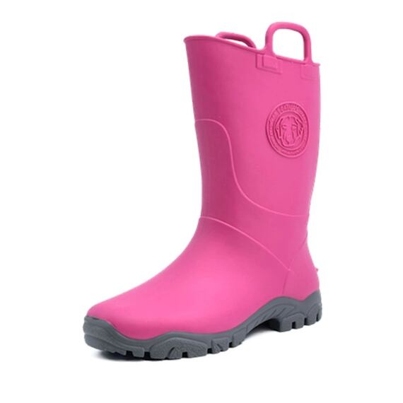Dětské holínky Boatilus Ducky Smelly Welly fuxia/grey