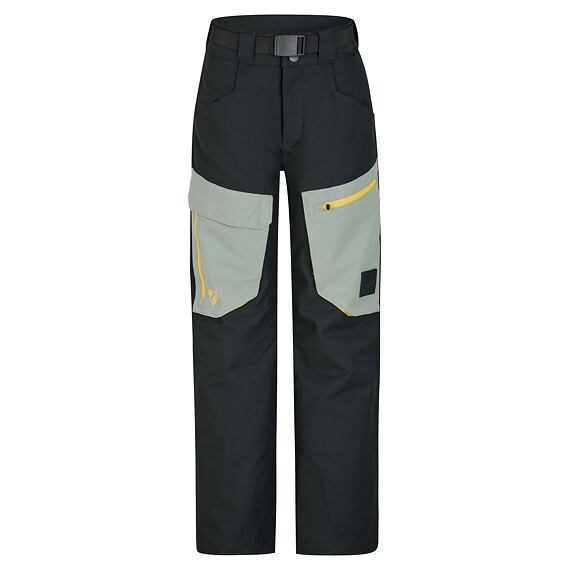 Dětské zimní kalhoty Ziener Akando Jr black gray seal ripstop