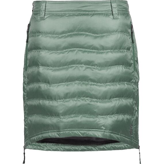 Dámská zimní péřová sukně SKHOOP Short Down frost green