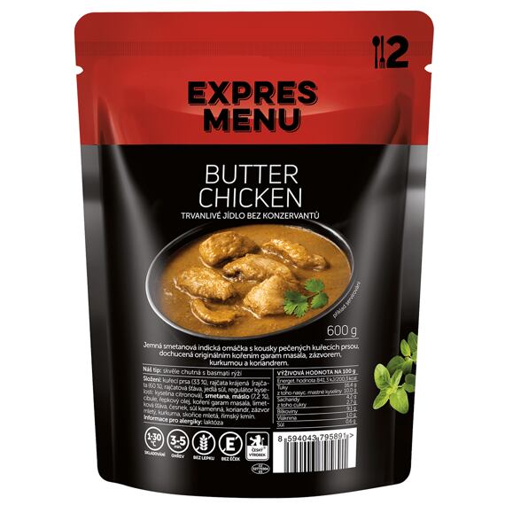 Butter chicken Expres menu 2 porce