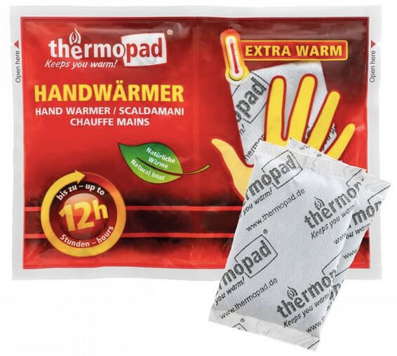 Jednorázový ohřívač rukou Thermopad 1 pár