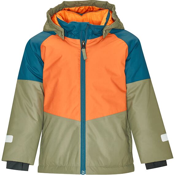 Dětská zimní bunda Playshoes Colour Block teal