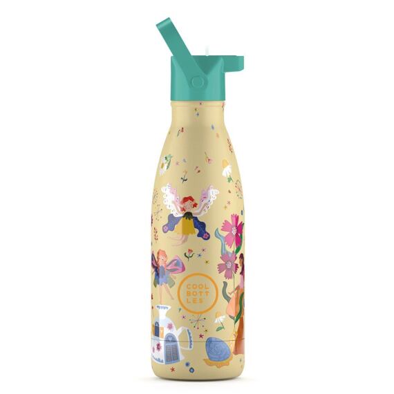 Dětská termoska Cool Bottles Kids 3D Magical Fairies třívrstvá 350 ml