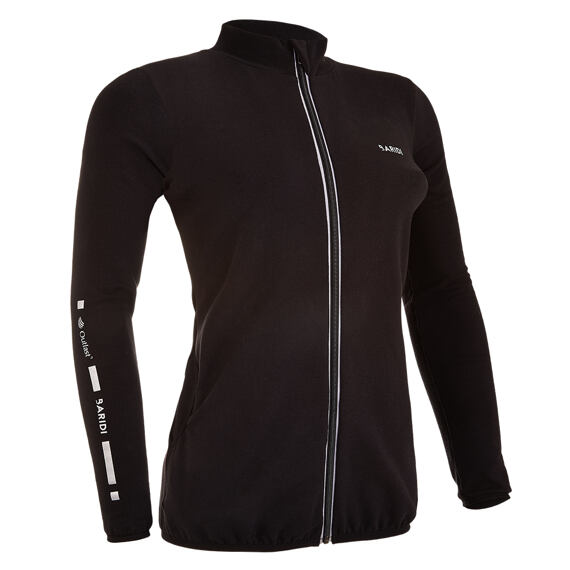 Dámská rozepínací mikina BARIDI wear Outlast® smyk Reflex - černá