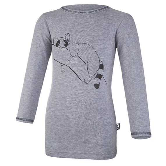 Dětské tričko BARIDI wear smyk DR Outlast® mýval - šedý melír
