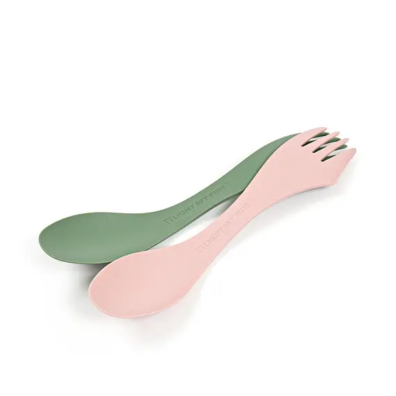 Cestovní příbor Light my fire Swedish Spork original 2-pack sandygreen/dustypink