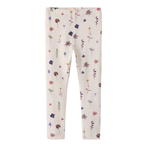 Dětské legíny Name It Lulu TENCEL™ Modal - lilac ash