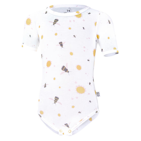 Dětské UV body Little Angel Outlast® tenké KR Čmeláci - bílé