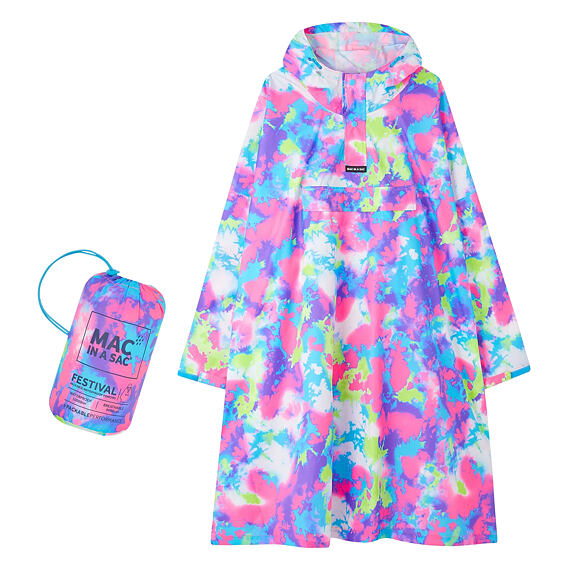 Festivalové poncho pro dospělé Mac in a Sac soft focus