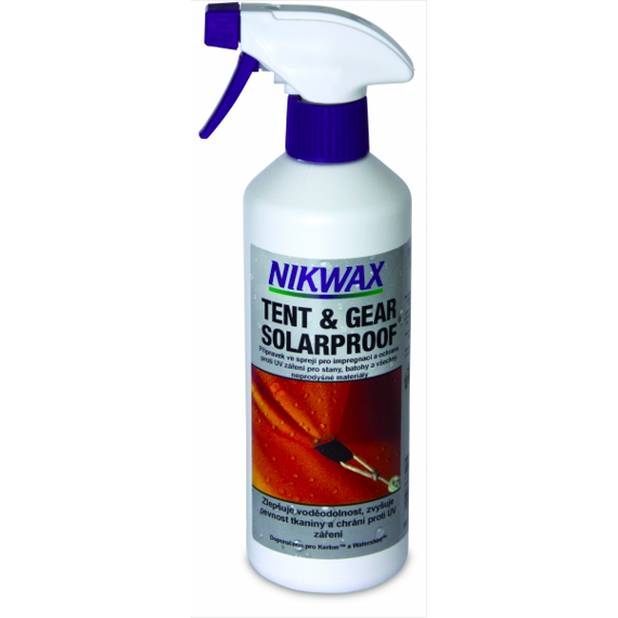 Impregnace s UV ochranou Nikwax Tent and Gear Solar proof 500 ml