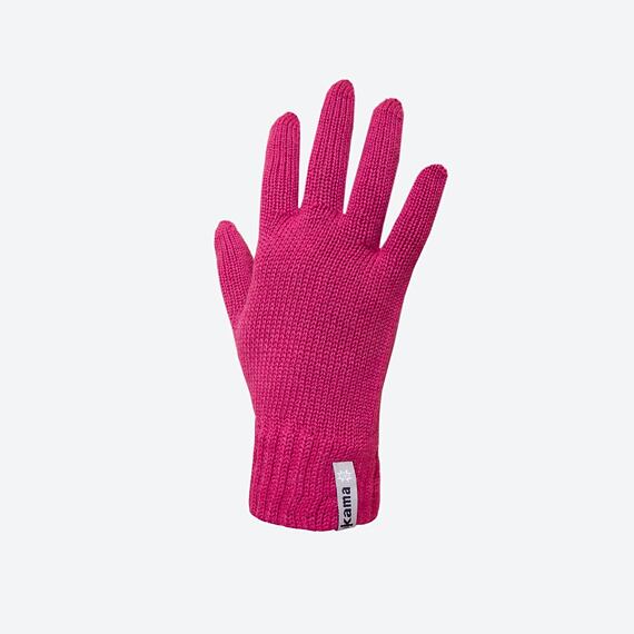 Pletené merino rukavice Kama R101 růžové