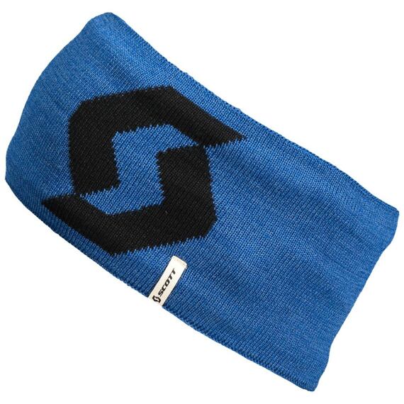 Dětská pletená čelenka Scott  Headband Team 60 storm blue/dark blue