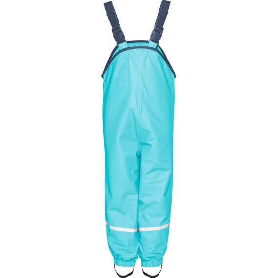 Dětské kalhoty do deště Playshoes s fleecem turquoise