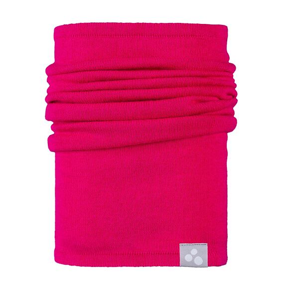 Pletený nákrčník/tubus Huppa Noel s merinem fuchsia