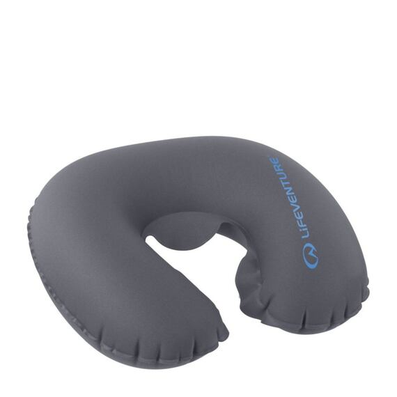 Cestovní nafukovací polštář Lifeventure Inflatable Neck Pillow grey
