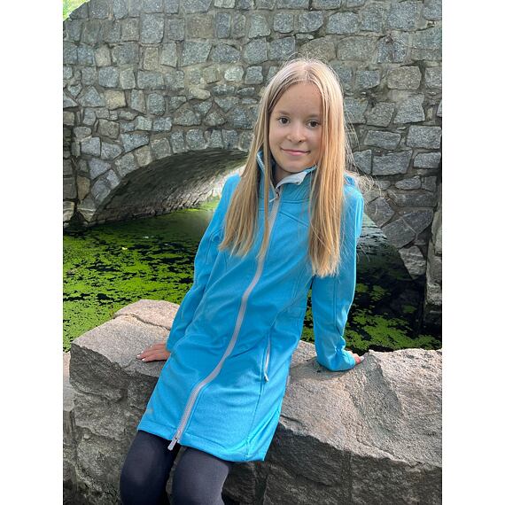 Dívčí softshellový kabát Huppa Ava arctic blue REFLEX