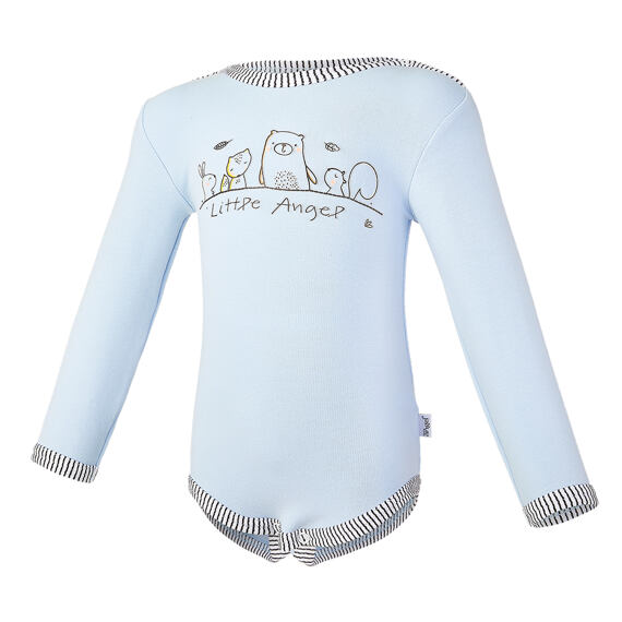 Dětské body Little Angel smyk zvířátka DR Outlast® - sv. modrá