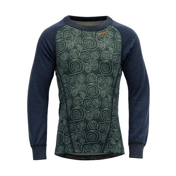 Dětské funkční tričko s merinem Devold Duo active woods s dlouhým rukávem