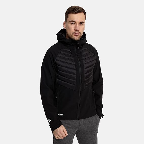 Pánská softshellová bunda Huppa Stark black/black