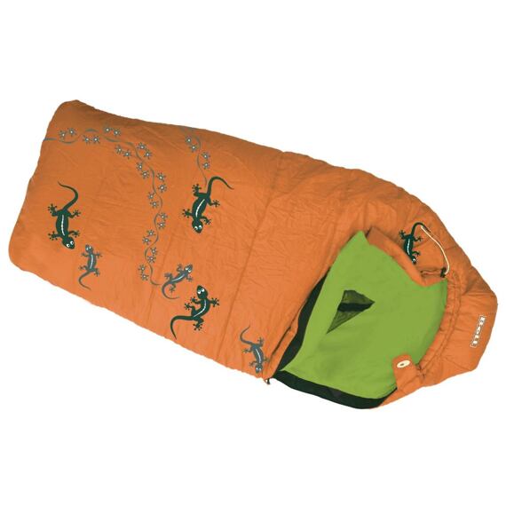 Dětský spací pytel Boll Patrol Lite orange ROSTOUCÍ oranžový - pravý (pro leváky)