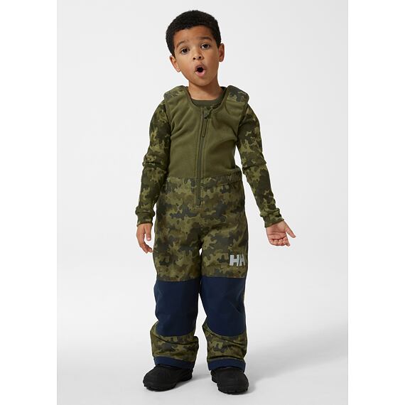 Dětské zimní kalhoty Helly Hansen K Vertical utility green- ROSTOUCÍ