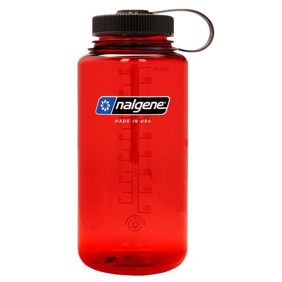 Lahev Nalgene Wide Mouth 1000 ml Red sustain